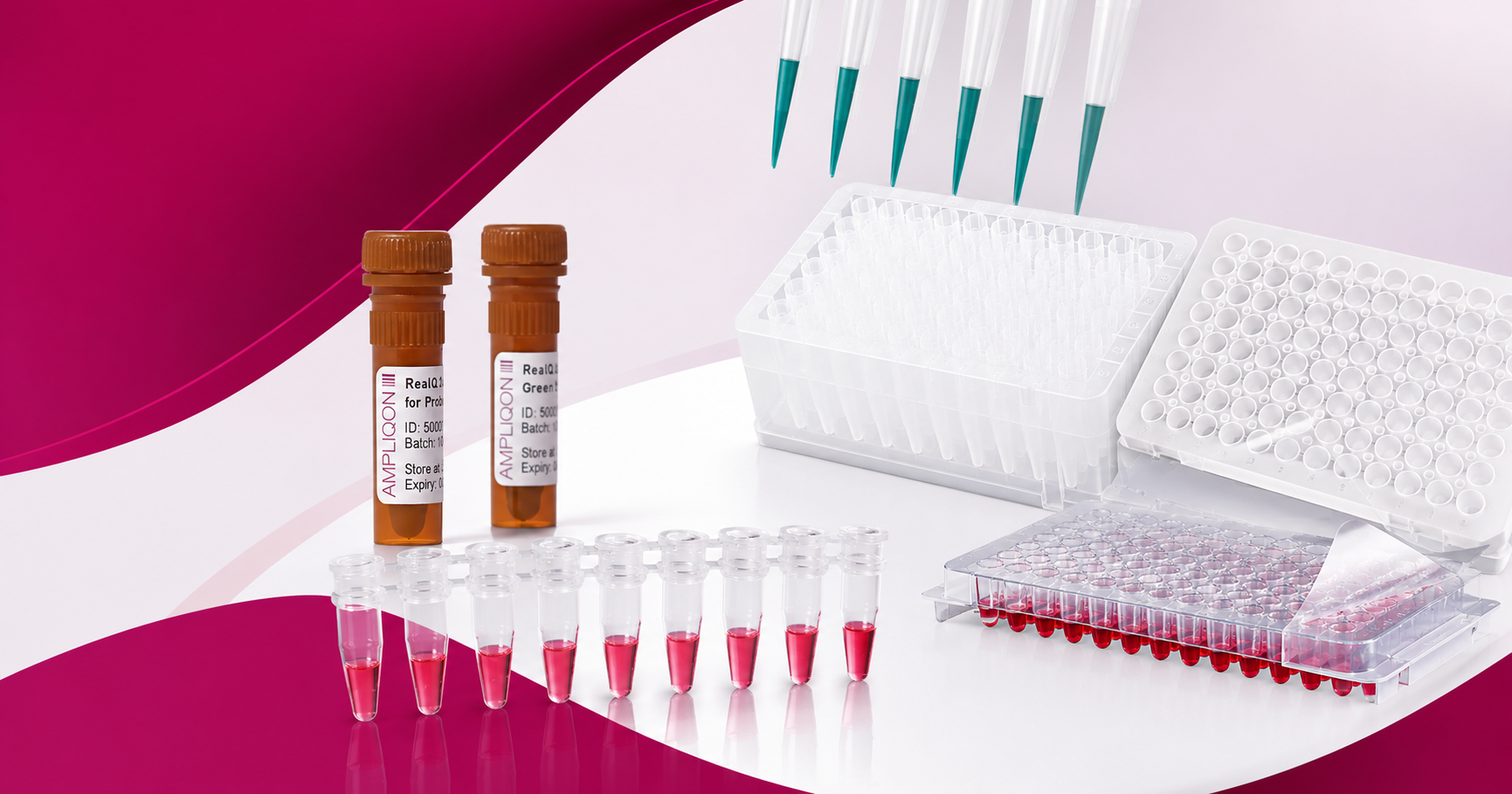 PCR em tempo real, guia completo, reagentes e consumíveis plásticos
